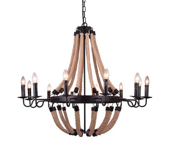 Подвесная люстра Arte Lamp Marsiglia A8956LM-12BK, изображение 2