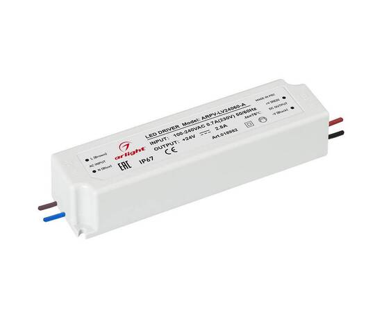 Блок питания Arlight ARPV-LV24060-A 24V 60W IP67 2,5A 018982(1)