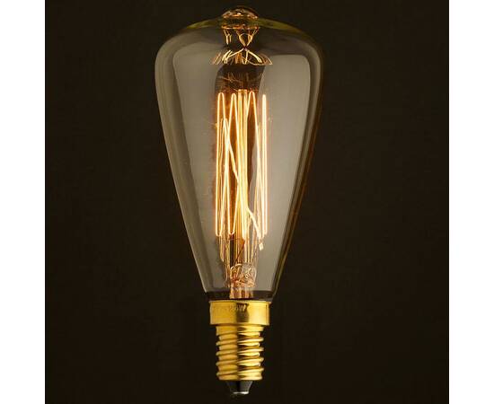 Лампа накаливания E14 60W прозрачная 4860-F, изображение 2