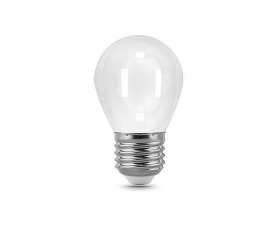 Лампа светодиодная филаментная диммируемая Gauss E27 9W 4100К матовая 105202209-D, изображение 5