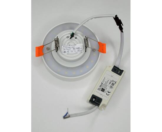 Встраиваемый светодиодный светильник Elvan VLS-314R-6/3W-NH-Wh, изображение 2