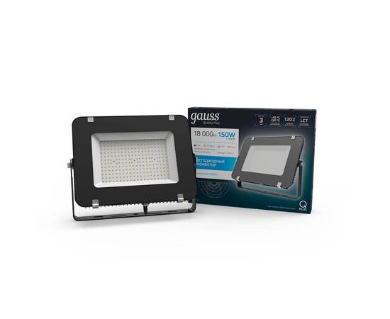 Прожектор светодиодный Gauss Qplus 150W 6500К 690511150, изображение 3