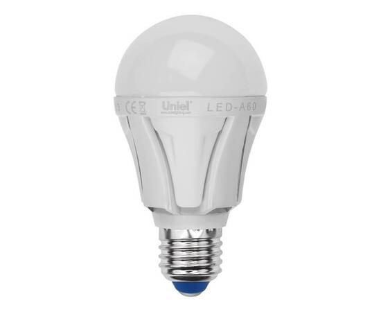 Набор светодиодных ламп Uniel E27 10W 3000K матовая LED-A60 10W/WW/E27/FR PLP01WH UL-00008087, изображение 2
