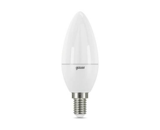 Лампа светодиодная диммируемая Gauss E14 7W 3000K матовая 103101107-S, изображение 2