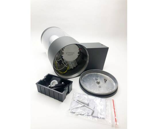Уличный настенный светодиодный светильник Elvan PJ-1504/1-11,5W-WW-Gr, изображение 2