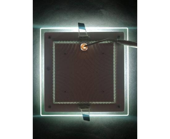 Встраиваемый светодиодный светильник Elvan VLS-705SQ-18W-WW-Wh, изображение 6