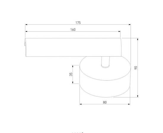 Светодиодный спот Eurosvet Tint 20126/1 LED черный жемчуг, изображение 2