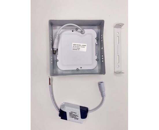 Настенно-потолочный светодиодный светильник Elvan NLS-702SQ-6W-WW-Wh, изображение 3