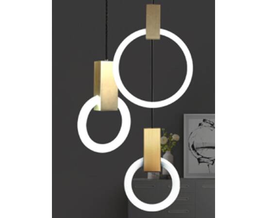 Подвесной светодиодный светильник Elvan PD-63001-300-32W-Gl, изображение 2