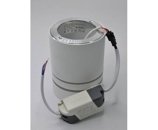 Потолочный светодиодный светильник Elvan NLS-T160M/2-9W-WW-Wh, изображение 2