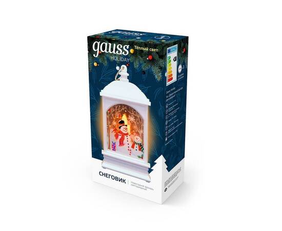 Светодиодный фонарь "Снеговик" Gauss Holiday HL030, изображение 2