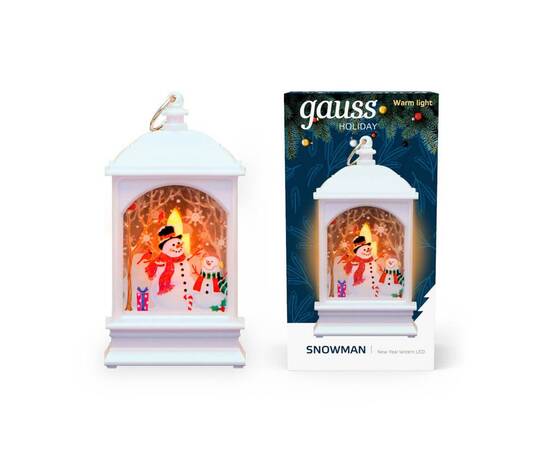 Светодиодный фонарь "Снеговик" Gauss Holiday HL030, изображение 3