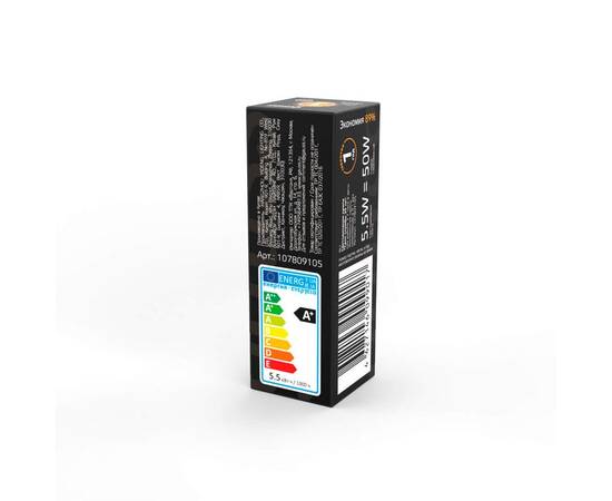 Лампа светодиодная Gauss G9 5.5W 3000K прозрачная 107809105, изображение 4