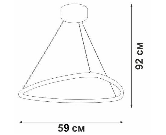 Подвесной светодиодный светильник Vitaluce V04624-03/1S, изображение 2