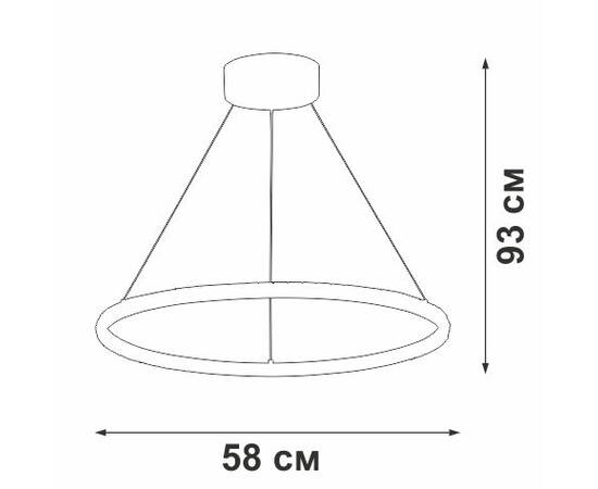 Подвесной светодиодный светильник Vitaluce V04628-13/1S, изображение 2