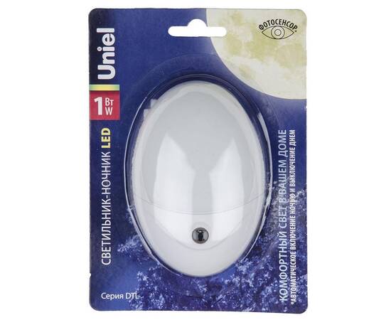 Светильник-ночник Uniel DTL-317 Овал/White/Sensor UL-00007055, изображение 2