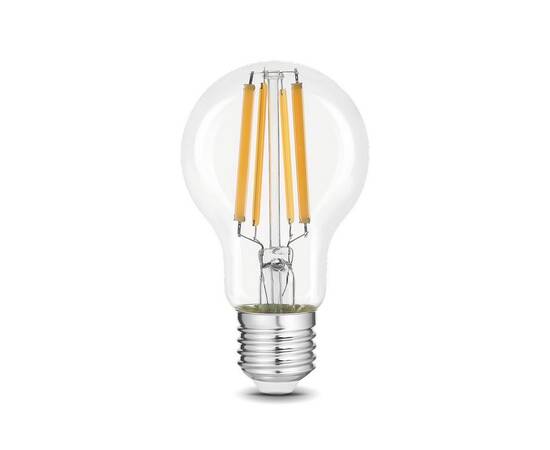 Лампа светодиодная филаментная Gauss E27 20W 4100K прозрачная 102902220, изображение 4