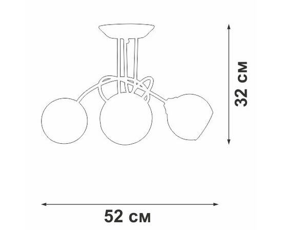 Потолочная люстра Vitaluce V43090-13/3PL, изображение 3