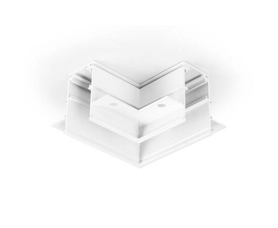 Коннектор L-образный для встраиваемого шинопровода Ambrella light Track System Magnetic GL3352