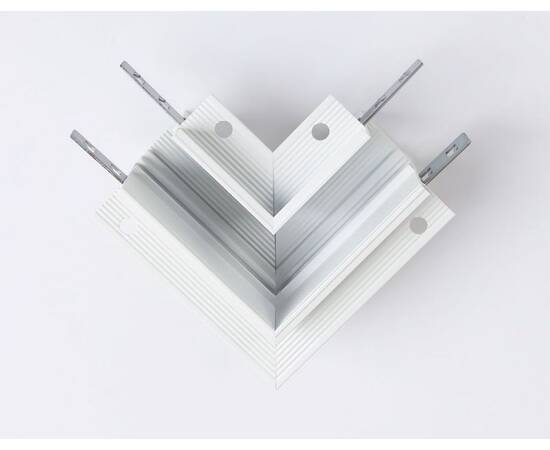 Коннектор L-образный для встраиваемого шинопровода Ambrella light Track System Magnetic GL3352, изображение 5