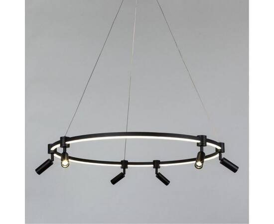 Подвесная светодиодная люстра Arte Lamp Ring A2186SP-1BK, изображение 5