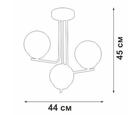 Потолочная люстра Vitaluce V4942-8/3PL, изображение 4