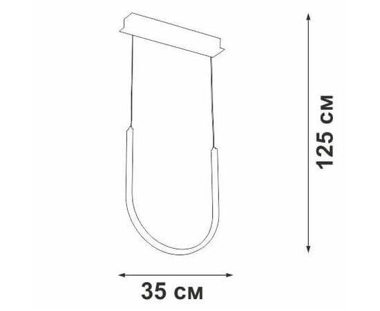 Подвесной светодиодный светильник Vitaluce V4682/1S, изображение 4