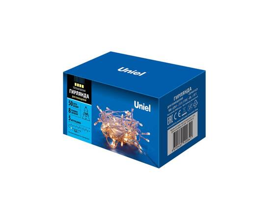 Светодиодная гирлянда Uniel 220V теплый белый ULD-S0500-050/DTA Warm White IP20 UL-00005256, изображение 4