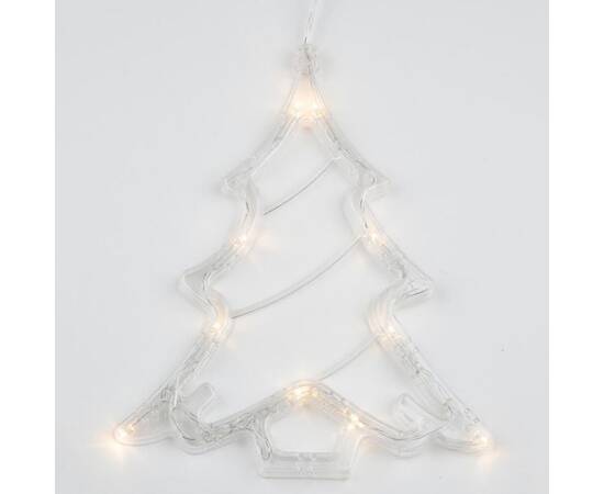 Подвесной светодиодный светильник «Ёлочка» Uniel ULD-H1620-010/STA/3AAA Warm White IP20 Xmas Tree UL-00007254