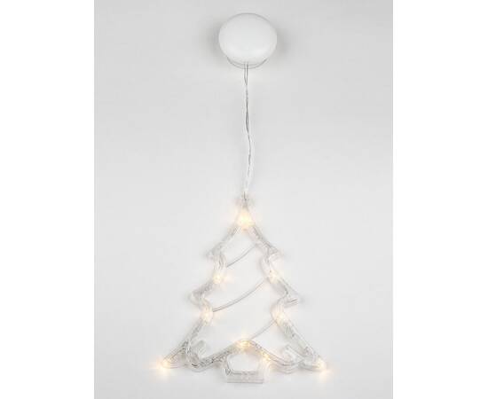 Подвесной светодиодный светильник «Ёлочка» Uniel ULD-H1620-010/STA/3AAA Warm White IP20 Xmas Tree UL-00007254, изображение 3