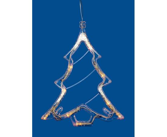 Подвесной светодиодный светильник «Ёлочка» Uniel ULD-H1620-010/STA/3AAA Warm White IP20 Xmas Tree UL-00007254, изображение 5