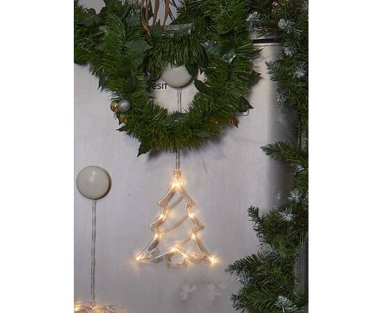 Подвесной светодиодный светильник «Ёлочка» Uniel ULD-H1620-010/STA/3AAA Warm White IP20 Xmas Tree UL-00007254, изображение 6