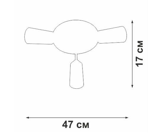Потолочная люстра Vitaluce V3762-0/3PL, изображение 3