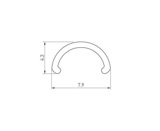 Рассеиватель Arlight ARH-Round-D8-2000 Round Opal 036326, изображение 2