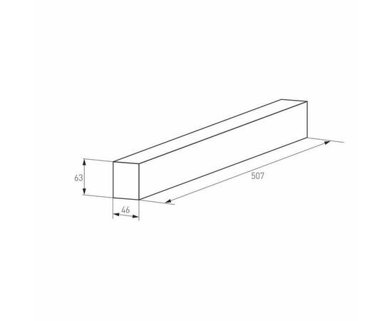 Шинопровод магнитный Arlight Mag-Track-4563-500 026902(1), изображение 3