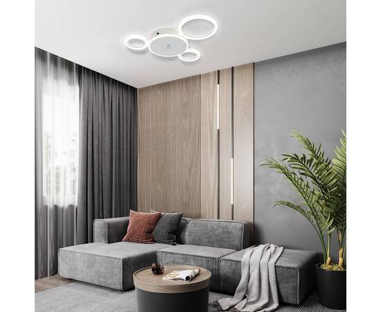 Потолочная светодиодная люстра Escada Saturn 10268/4LED White, изображение 2
