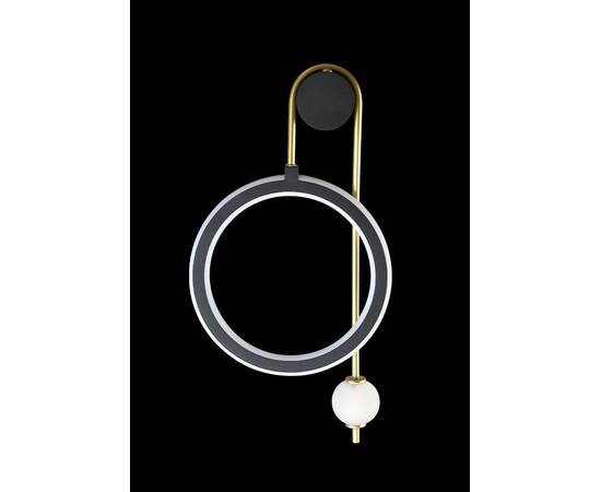 Бра Crystal Lux Corida AP25W Led Black/Gold, изображение 3