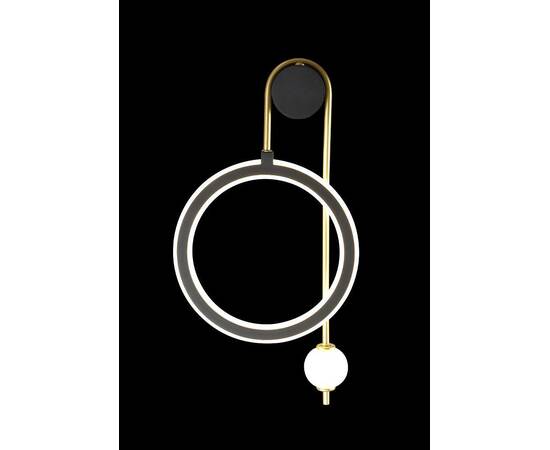 Бра Crystal Lux Corida AP25W Led Black/Gold, изображение 4