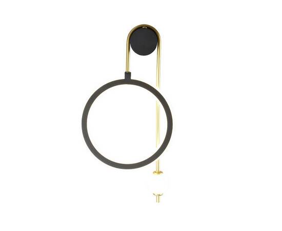 Бра Crystal Lux Corida AP25W Led Black/Gold, изображение 6
