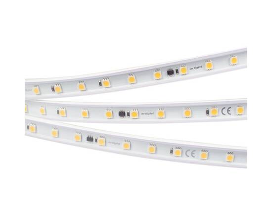 Светодиодная влагозащищенная лента Arlight 8W/m 54LED/m 5060SMD холодный белый 50M ARL-PV-B54-15.5mm, изображение 2