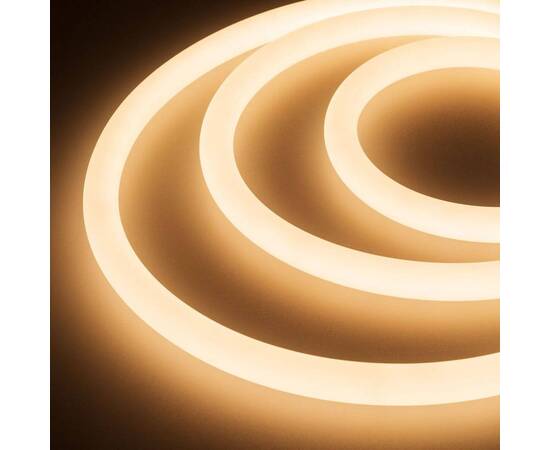 Гибкий неон Arlight 14,4W/m 336LED/m 2835SMD теплый белый 5M Moonlight-Top-A336-D18mm 24V Warm3000 3