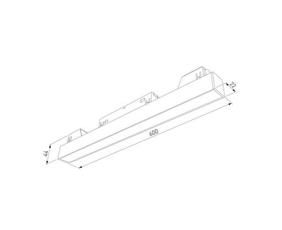 Трековый светодиодный светильник Elektrostandard Slim Magnetic 85002/01 a059183, изображение 2