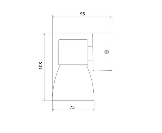 Бра Elektrostandard Cono MRL 1027 белый a061048, изображение 2