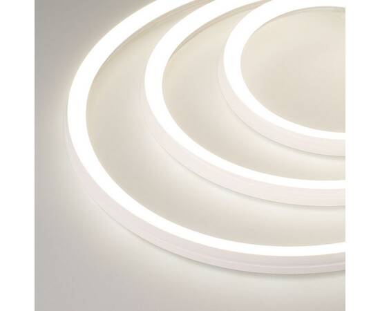 Гибкий неон Arlight 7,2W/m 168LED/m 2835SMD дневной белый 5M Moonlight-3D-A168-15x15mm 24V Day4500 0
