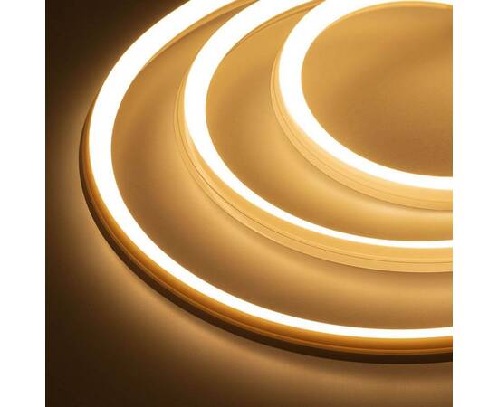 Гибкий неон Arlight 7,2W/m 168LED/m 2835SMD теплый белый 5M Moonlight-3D-A168-15x15mm 24V Warm3000 0