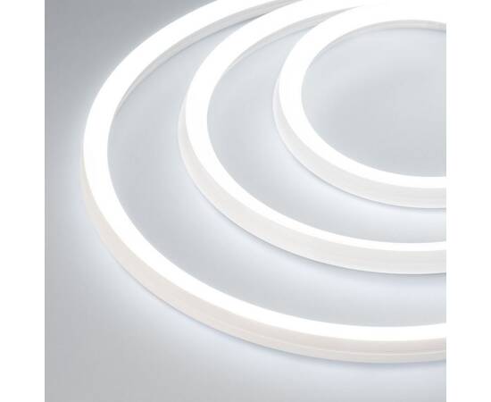 Гибкий неон Arlight 7,2W/m 168LED/m 2835SMD холодный белый 5M Moonlight-3D-A168-15x15mm 24V White600, изображение 2