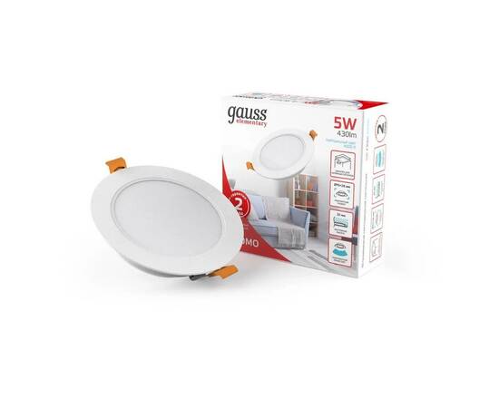 Встраиваемый светильник Gauss Elementary Downlight 9100420205, изображение 12