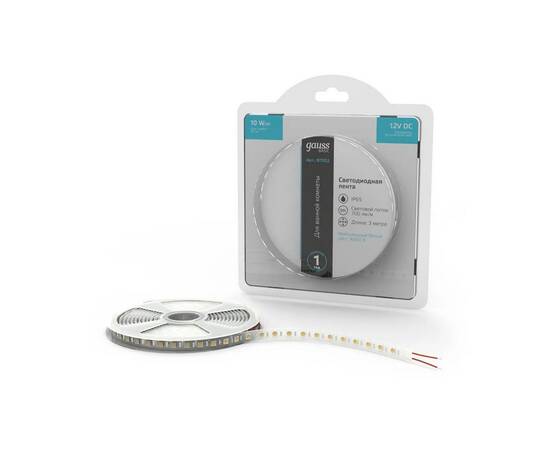 Светодиодная лента Gauss 10W/m 60LED/m 5050SMD нейтральный белый 3M BT052, изображение 7