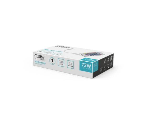 Контроллер RGB для светодиодной ленты Gauss Basic LED 12V 72W BT610, изображение 4
