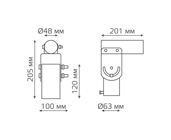 Кронштейн Gauss 903215106, изображение 2